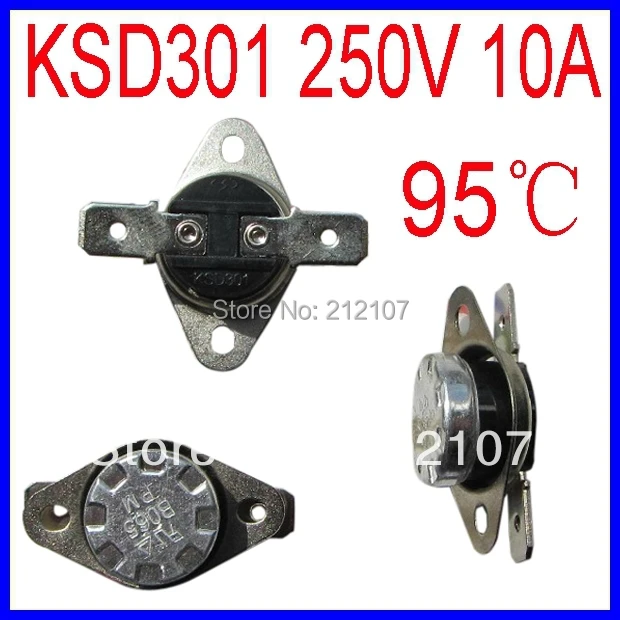 Купить кнопки возврата ksd301 / 302 95с термостат / тепловая защита от ...