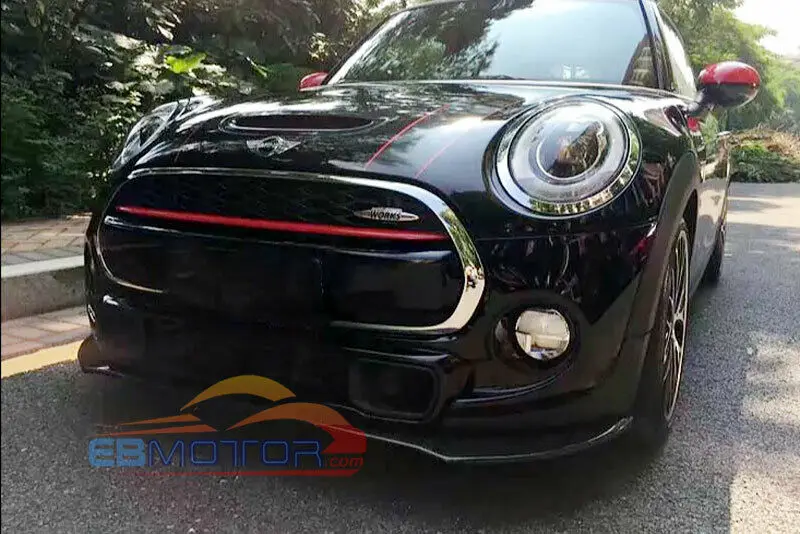 Углеродное волокно передний спойлер бампер для Mini F55 F56 CooperS 14UP B494