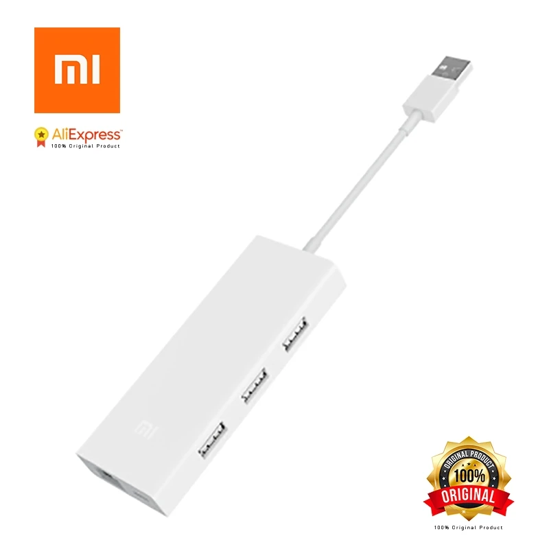 

Xiaomi Original MI USB3.0 to Gigabit Ethernet Multi-adapter USB to RJ45 Network Cable interface high-speed USB Splitter Notebook