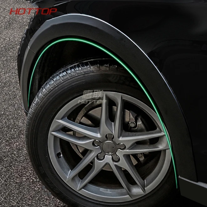 

Black Wheel Eyebrow Protector/mudguards Sticker Universa for Audi Q5 2009 2018 car styling 10pcs