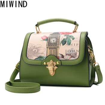

Fashion Printing Women Luxury handbags Designer PU Leather Bolsas Femininas Shoulder Bags Female Crossbody bagsTote TAK1264