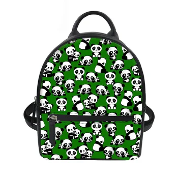 

Women Travel Backpack Men String Rucksack for Girls School Backpack PU Leather Mochila Panda Cute Shoulder Beach Bag New
