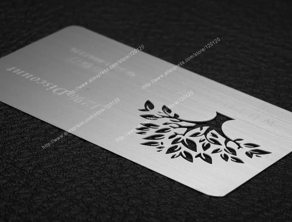 Заказная металлическая членская карта для визиток из нержавеющей стали