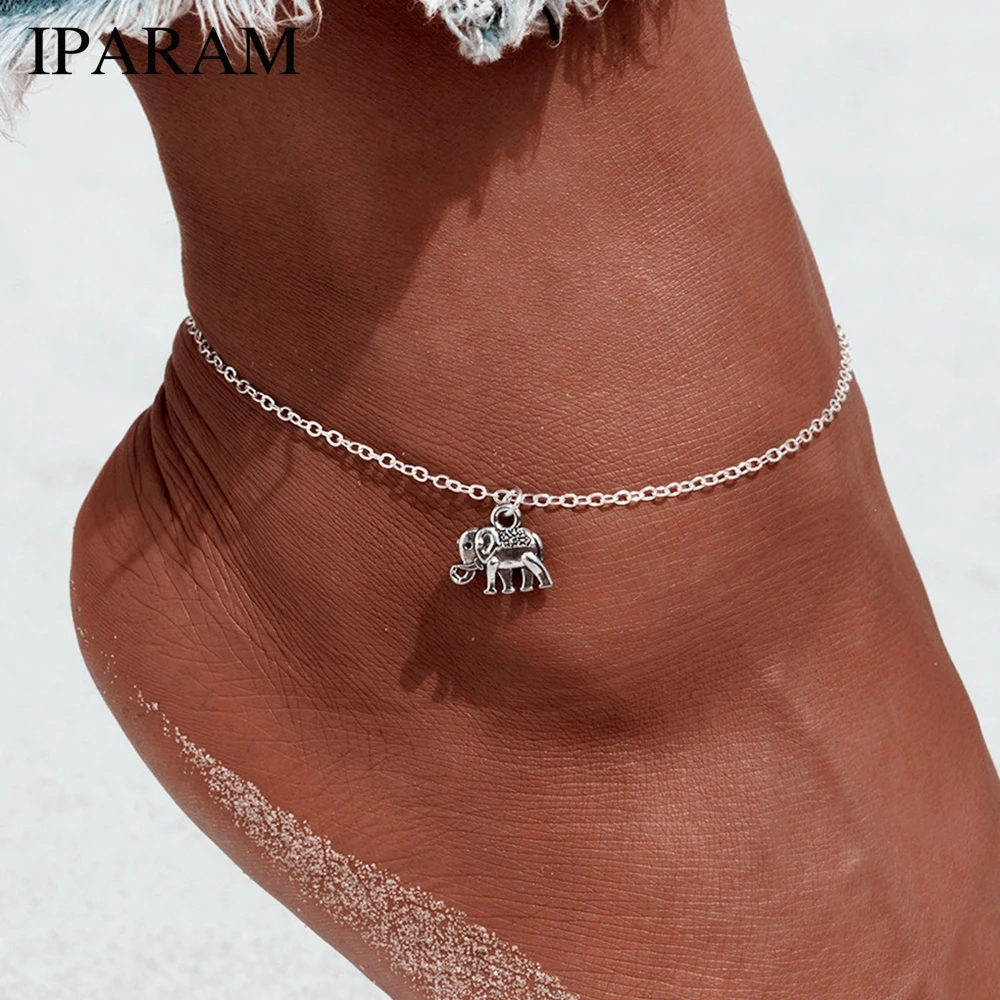 Foot Chain Tibetan Silver Plated Hollow Elephant Animal Shaped Anklet Tornozeleira Bracelet On Leg Pulsera For Women Jewelry Foot Chain Tibetan Silver Plated Hollow Elephant Animal Shaped Anklet Tornozeleira Bracelet On Leg Pulsera For Women Jewelry
