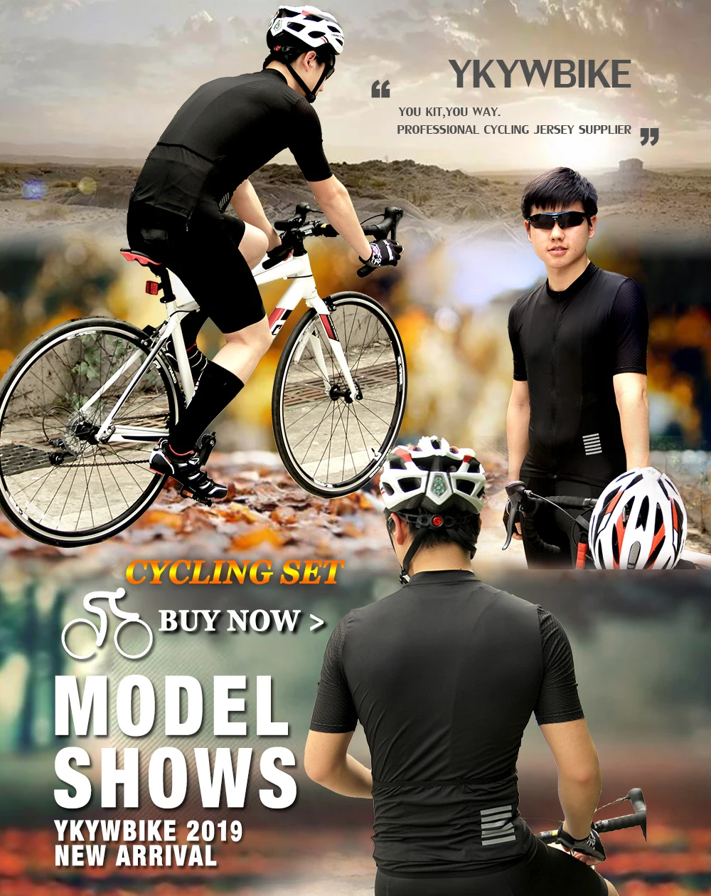 Высокое качество YKYWBIKE для мужчин Велоспорт Джерси MTB Майо велосипед рубашка Горные Джерси триота горный велосипед одежда XS-3XL