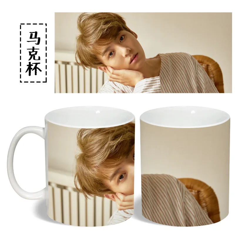 

[MYKPOP]BTS Bangtan Boys JUNGKOOK Love Yourself Mug Coffee Water Milk Ceramic Cup Creative KPOP Fans Collection SA18061012