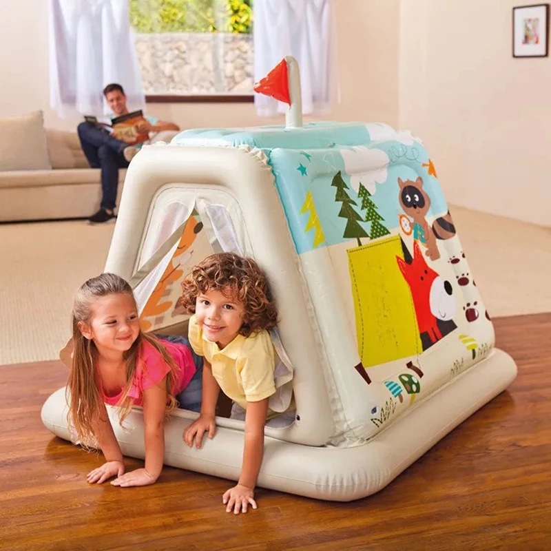 детская игровая надувная. детская игровая надувная. детская игровая надувная. игровой центр динозавр 241*191*109 см арт 57444. надувной батут happy hop 9063.