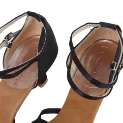 Модные изысканные 1 пара гель задней каблука половина стельки Вставки против скольжения пятки массаж