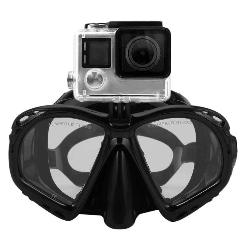 Профессиональная подводная камера, маска для дайвинга, подводное плавание, очки для плавания, высокая производительность, подходит для большинства спортивных камер s
