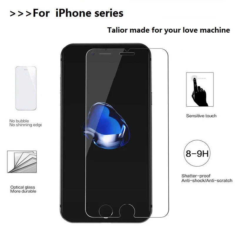 Для iPhone6S 9H 0 26 мм закаленное стекло для iPhone 5 5S 5C SE 6 6S 7 Plus защитная пленка Sklo iPhone5s |