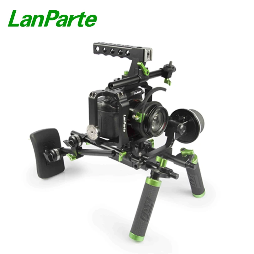 US $770.00 Lanparte DSLR Camera Basic Rig Kit With Follow Focus And Chest Pad Support