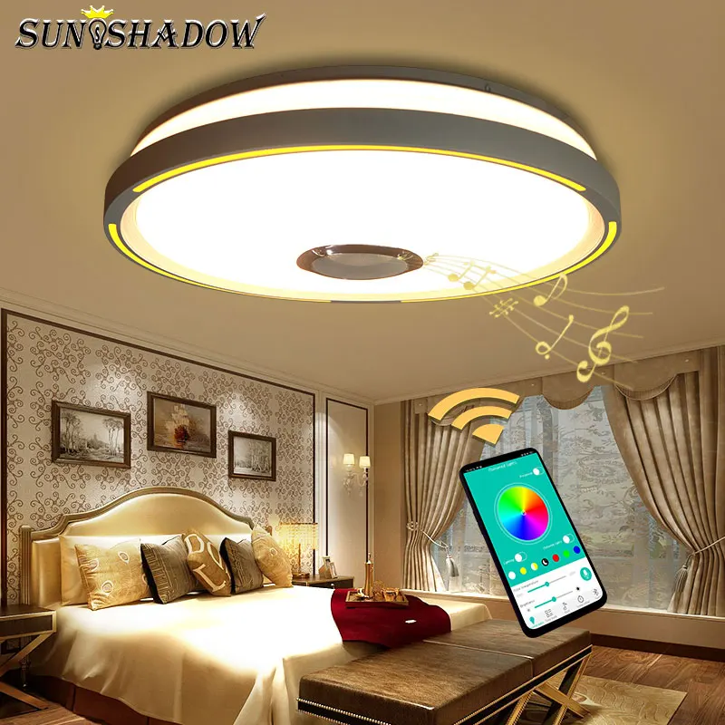 Rgb Led Chandelier For Living Room Bedroom Kitchen Modern