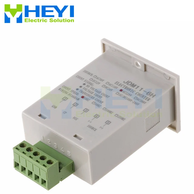 JDM11 6H 5pin 6 цифровый дисплей электронный счетчик часов промышленный Электронный