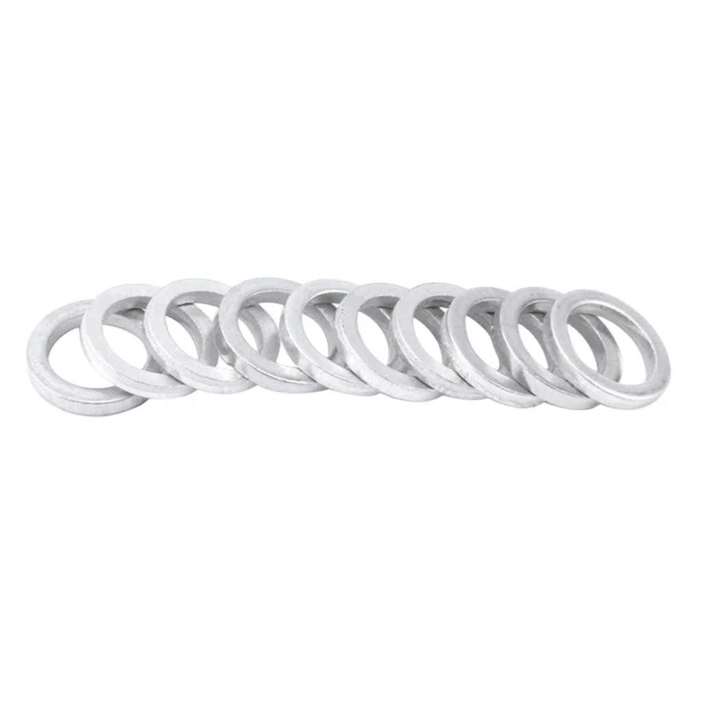Bag of 10pcs Dual to Single Disc Bike Washer Wrench Bushing Wear Spacer (2mm-12mm) for Bicycle Headset Fixing