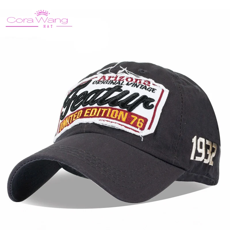 Cora Wang 2017 Branded Baseball Cap Men Feature Cotton Snapback Caps Feature Letters Patch Dad Hats For Men Women Bone Masculino