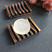 Винтажный стиль ванная комната мыло лоток ручной работы деревянные мыльницы товары для дома, ванной LX6230