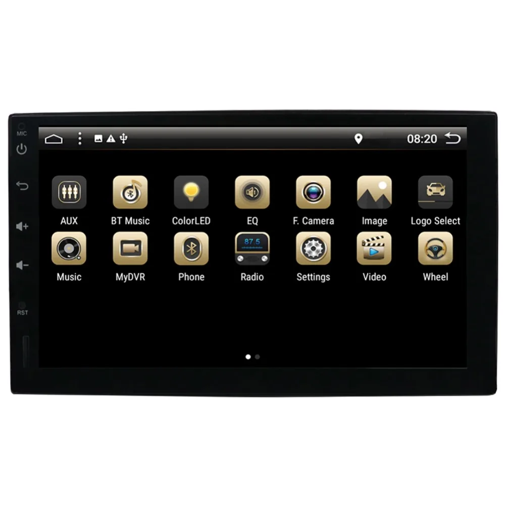 

Double Din Car Stereo,Android 7.1 Autoradio with In Dash GPS Navigation, 7 inch Multi-Touch Car Audio with Backup Camera