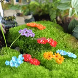 Новый 10 шт Миниатюрный цветок мох бонсай поделки Сказочный садовый пейзаж Декор
