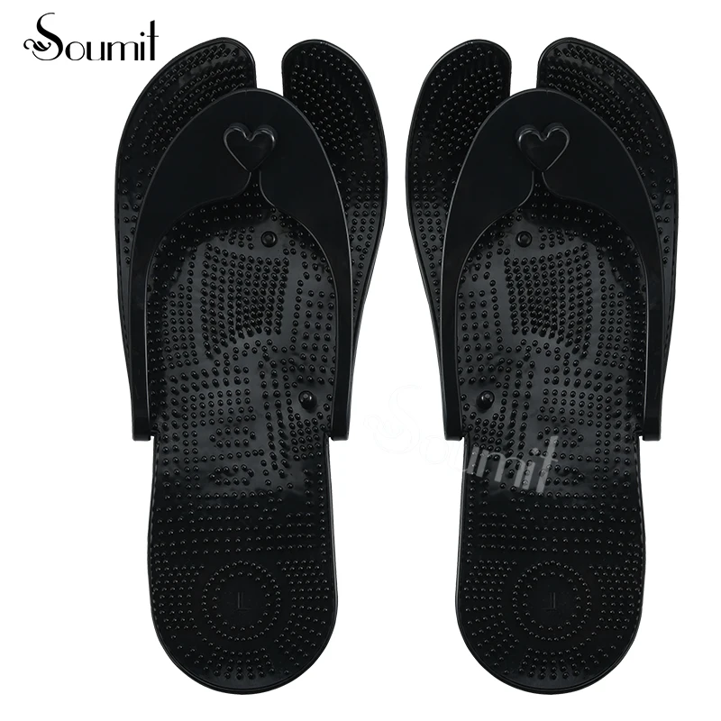 

Soumit 2019 Summer Massage Clip On Slippers Foldable Flip Flops Sliders Anti-Slip Outdoor Beach Home Slipper for Men Women