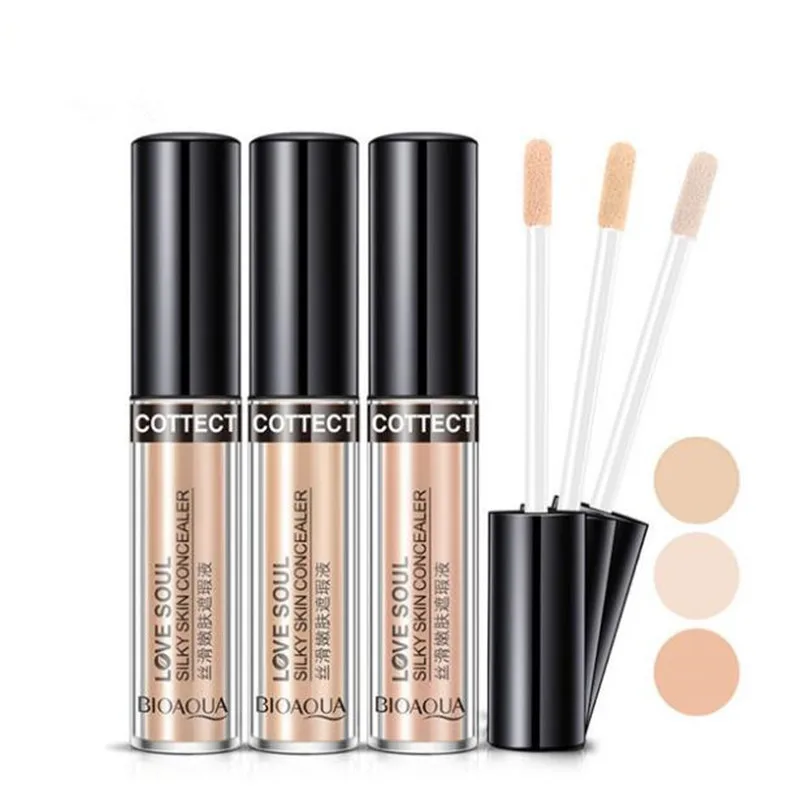 

BIOAQUA Makeup Concealer Liquid Concealer Perfect Cover Pores Dark Circles Oil-Control Waterproof Liquid Concealer Face Primer
