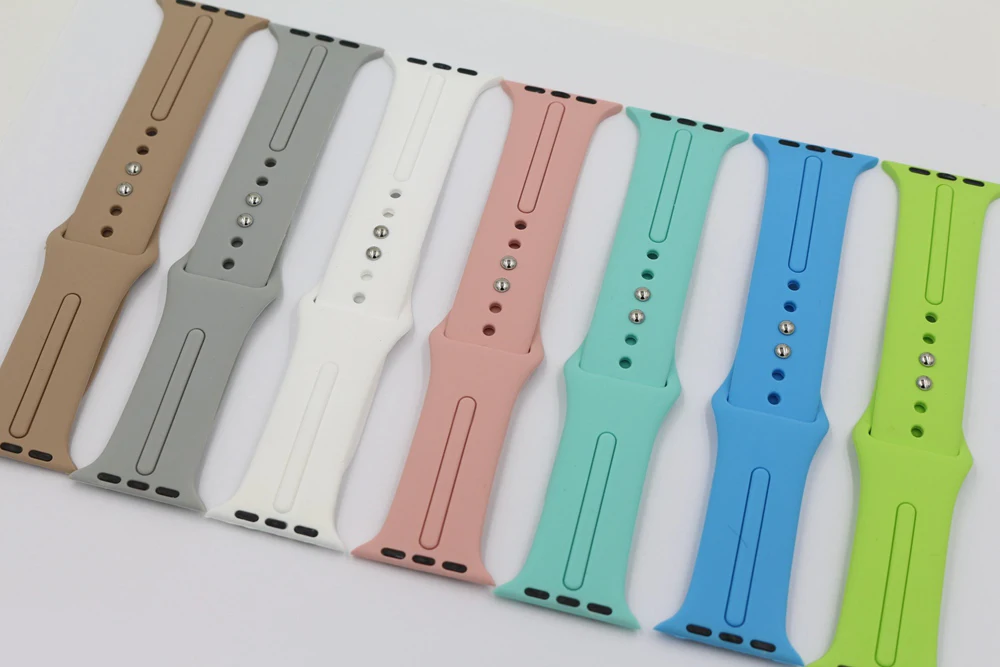 URVOI Sport band for apple watch series 1 2 Ultraman silicone strap for iWatch with pin and tuck closure single workout color 6
