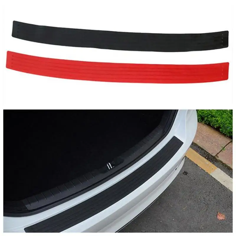 

90CM Car Rear Trunk Sill Plate Bumper Guard Protector Rubber Pad For SUV Truck Trim Cover Strip Auto Accessories