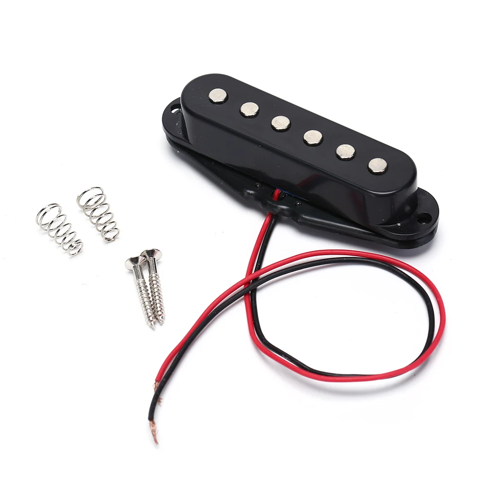 

Black Single Coil Sound Pickup for 6 Strings Electric Guitar Harmonious