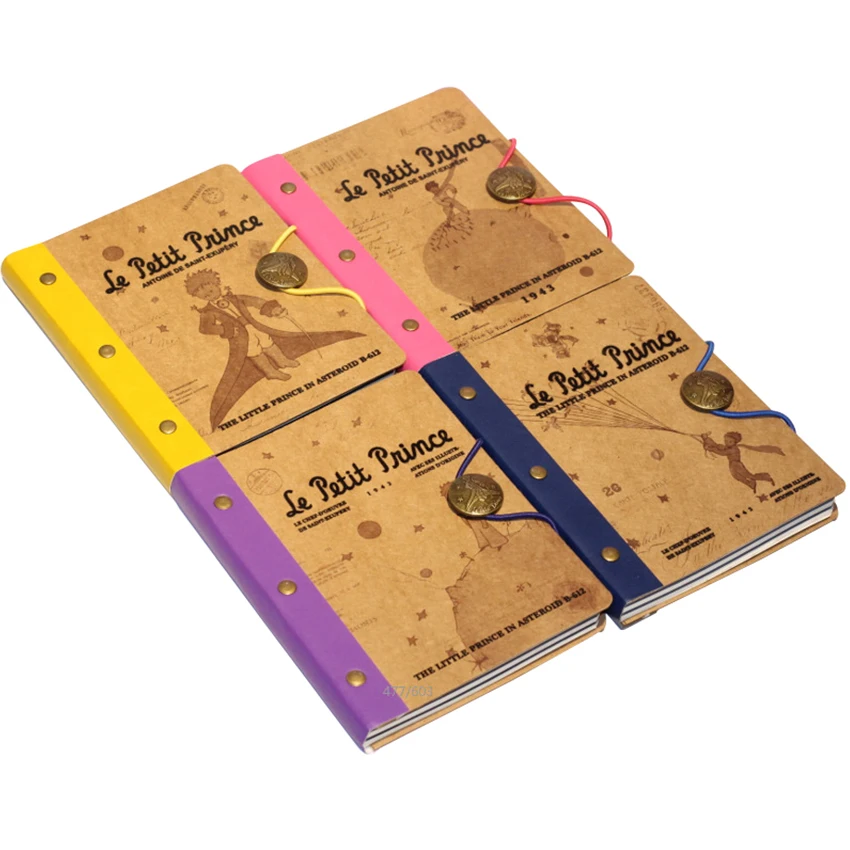 

Vintage Kawaii Little Prince Notebook Diary Book Weekly Planner Student School Office Supplies Kids Stationery material escolar