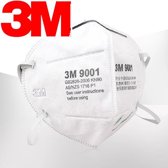 3M 9001 Пылезащитная маска 2,5 анти-грипп маска Нетканая ткань складной фильтр Маска для взрослых KN90 защитные маски