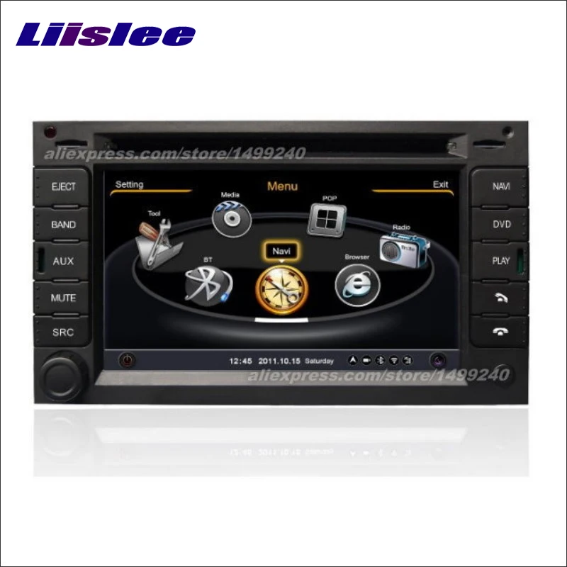 Clearance Liislee For Daewoo Lacetti 2002~2008 Indash GPS NAV Navigation DVD Player Radio Stereo BT iPod 3G WIFI 1080P Multimedia System 1