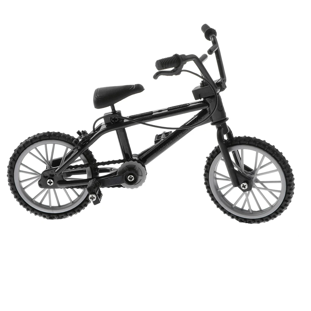Finger Bike, Miniature Mountain Bicycle Toys For Children Boys Extreme Sports Gift - Black
