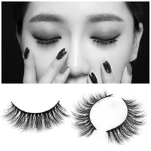 Новинка, 1 пара натуральный длинные 3D норки смешанные накладные ресницы толстый крест ресницы для макияжа, инструменты для наращивания# D102