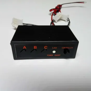 

DIY cheap wholesale DC 12V High Quality Universal LED Strobe Flash Light Flashing 3 Modes 4 channel Controller Box for 12Vcar