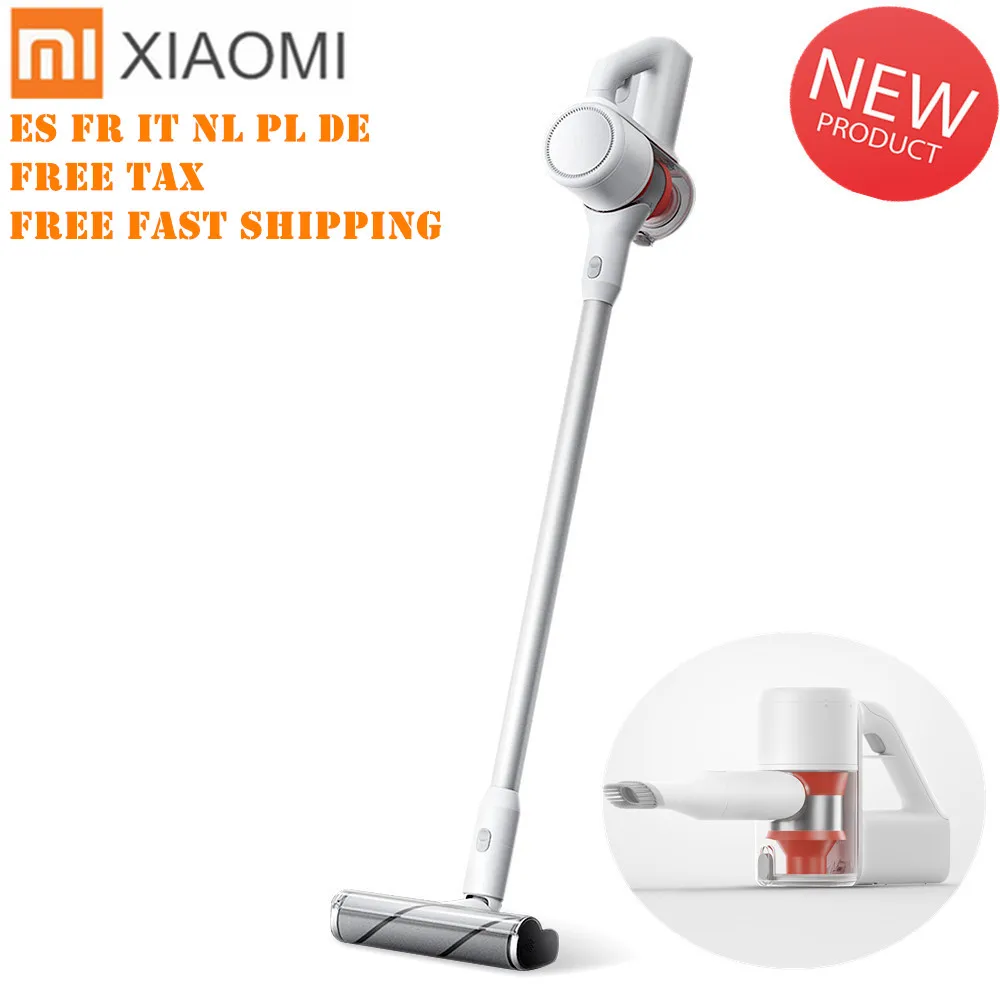 Ручной пылесос Xiaomi Mijia беспроводной для дома и автомобиля 23000 па циклонный