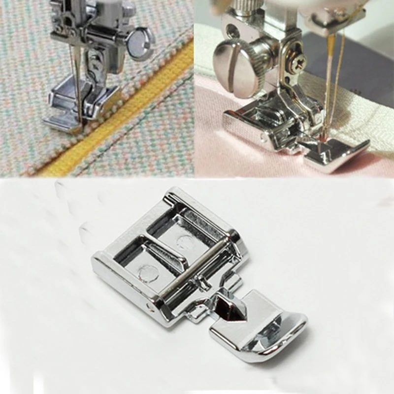 1pcs Household Sewing Machine Zipper Sewing Presser Foot Metal Creative