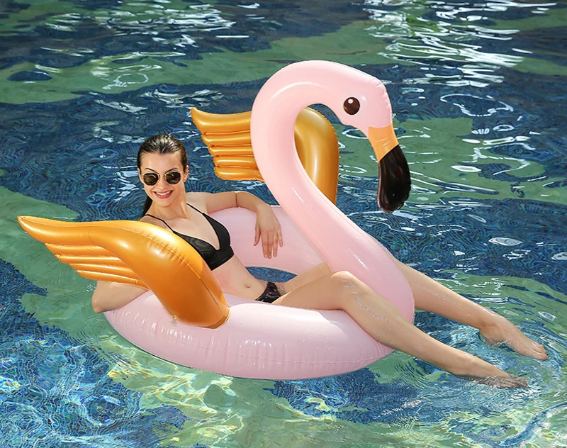 Пляжное кресло надувной фламинго Единорог бассейн плавающая трубка плот кольцо для плавания круг воды утолщение ПВХ крепление Открытый