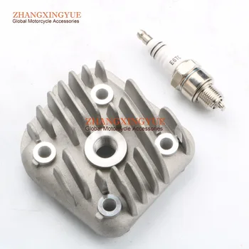 

40mm 47mm 1PE40QMB CYLINDER HEAD & E6TC spark plugs for Tec Runner Dano 50 Dayton 50 Pearl 50 Trackmaster 50 2T