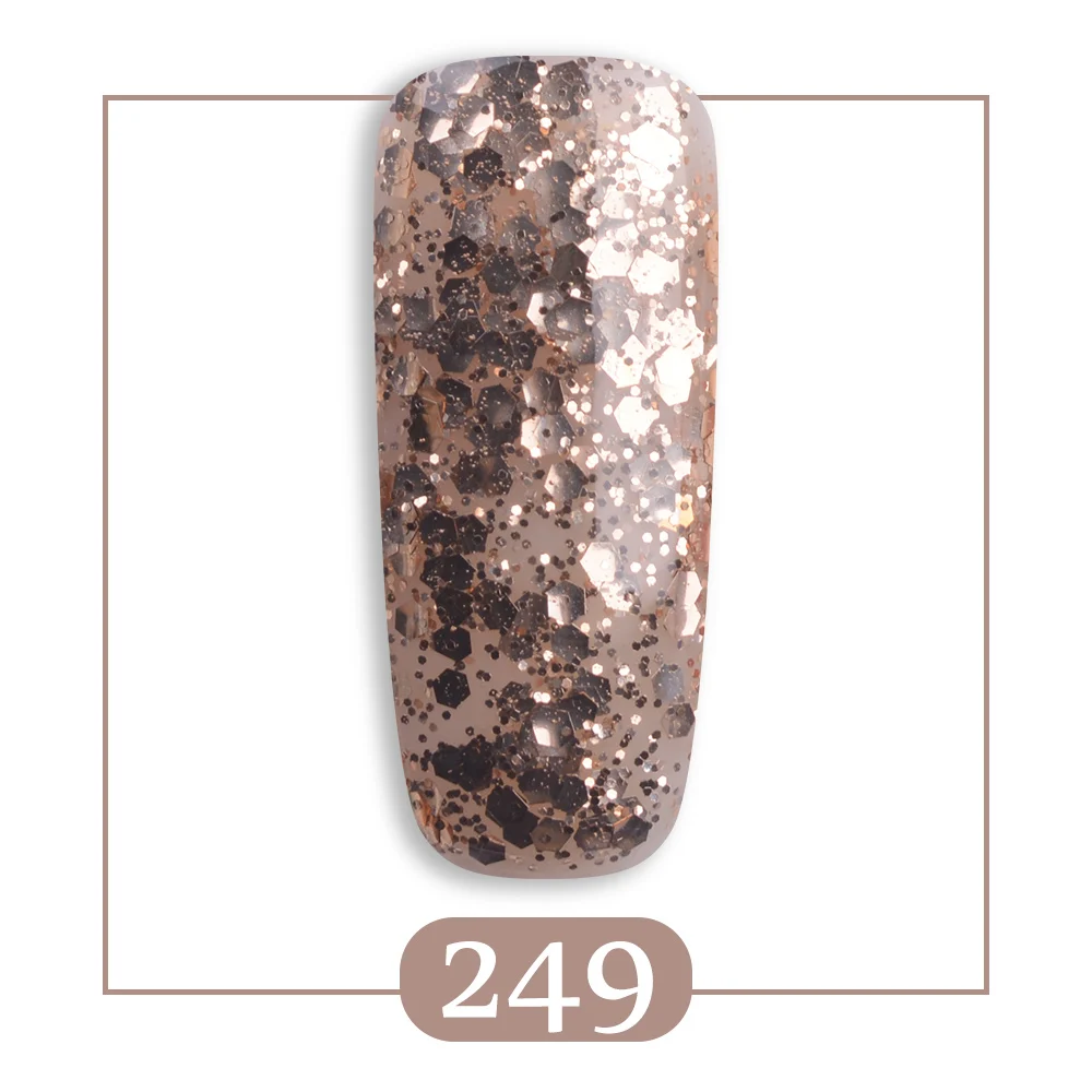 Esmalte de uñas RS 15 ml uv led gel N. ° 127 + 249 gel barniz diseño de uñas manicura francesa recomendado unhas de manicura de gel