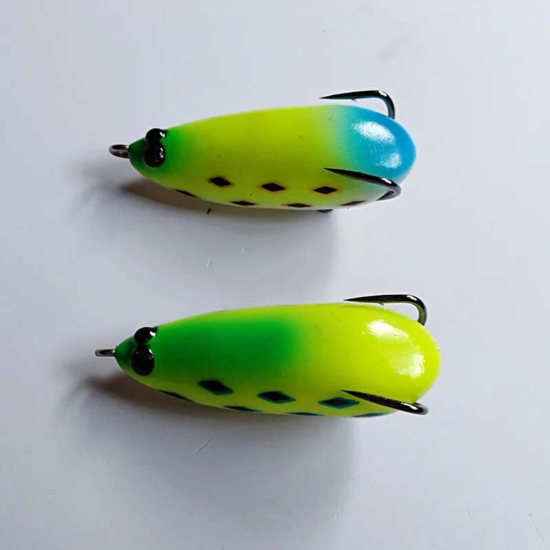 Приманка Ufishing Frog для Blackfish 2020 Новая мягкая рыболовная приманка 6 см 7 5 г резиновая
