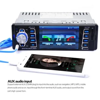 

TOP Quility Bluetooth In Dash Car MP5 Player USB/TF MP3 Stereo Audio Receiver Bluetooth FM Radio #0706