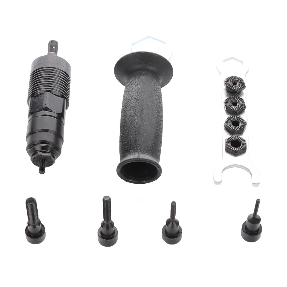 

Electrical Rivet Nut Gun Steel and Battery Riveter Adapter Insert Nut Cordless Drill Adaptor Riveting Tools