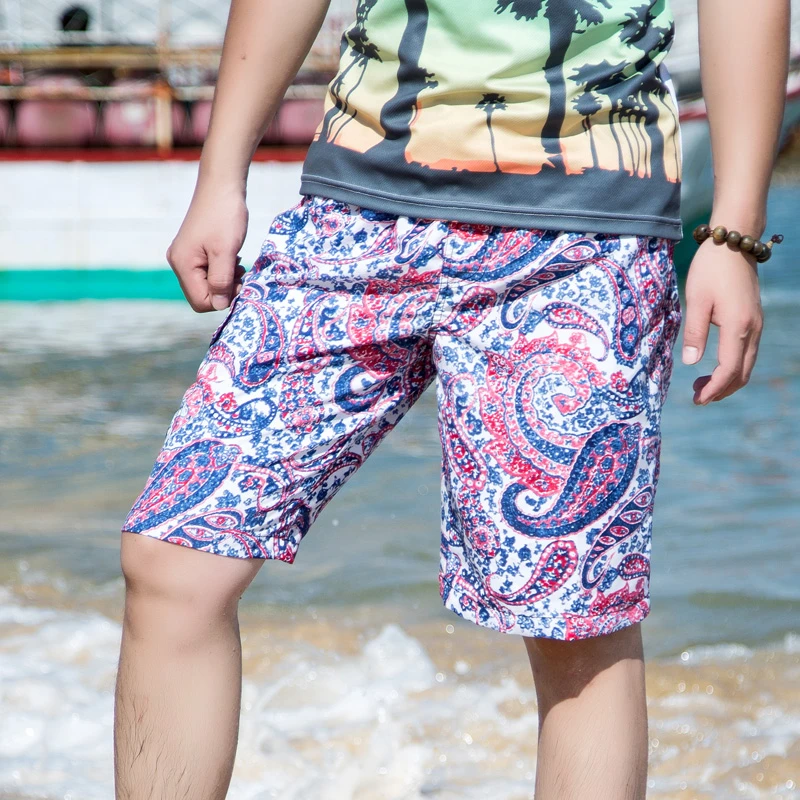 06 SharkPrint Mens Beach Board Shorts Usa spartan mare shorts 1615