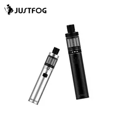 Оригинальные электронные сигареты JUSTFOG FOG1 Vape Pen Kit 1500 мАч со встроенными батарейками 2 мл емкость распылителя с рулонами 0,5/0.8ohm