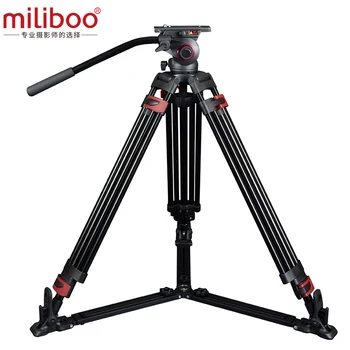 

miliboo MTT609A Portable Aluminium Tripod for Professional Camcorder/Video Camera/DSLR Tripod Stand,with Hydraulic Ball Head