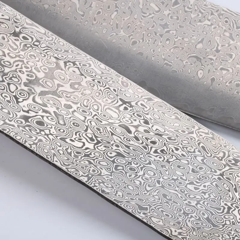 Поварской нож из дамасской стали лезвие HRC58 300 мм х 50 3 мм|blank steel|blank bladeblank knife blades |