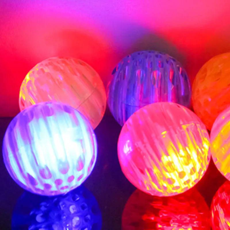 Вспышка светодиодный мячи для собак круглый укусающийся эластичный случайный цвет прочный 1 шт. светящийся шар для собак интерактивные игрушки для собак