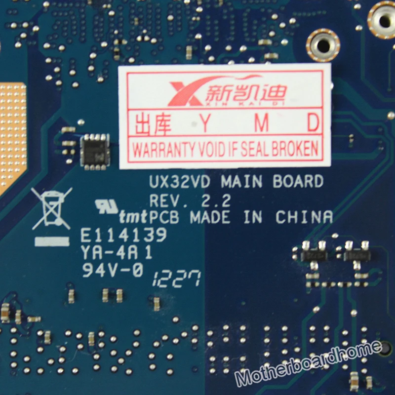 С i7-3517 процессор 2G ram для ASUS UX32A UX32V UX32VD Материнская плата ноутбука Материнская плата Тест OK