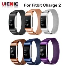 UIENIE Milanese Loop for Fitbit Charge 2 band replacement strap wrist bands Link Bracelet Stainless Steel Bracelet charge2 belt