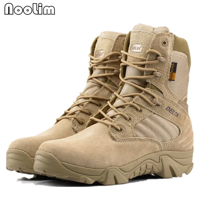 

Winter Army Men's Military Outdoor Desert Combat Tactic Mid-calf Boots Men Snow Tactical Hiking Boots Botas Hombre Zapats