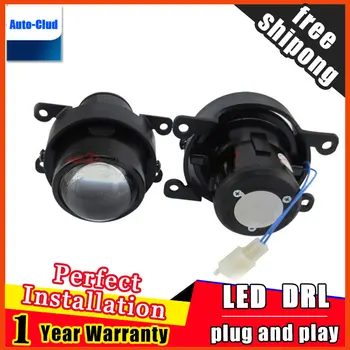 

Car Styling HID Double light lens fog lamp for Subaru XV 2011-2014 E-MARK & DOT Authentication for XV foglight 2 function